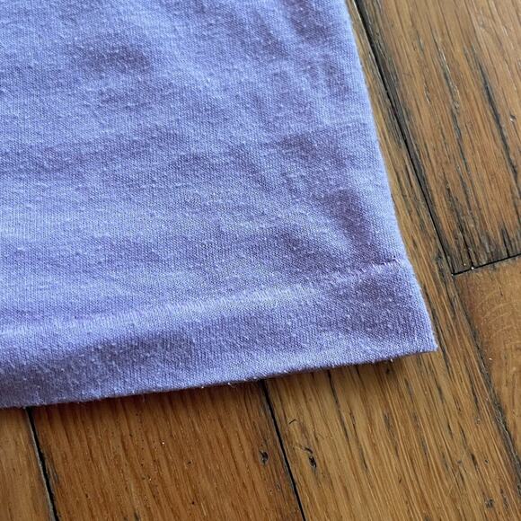 80s Vintage Michael Jackson Purple Single Stitch Muscle T Shirt - Picture 3 of 9